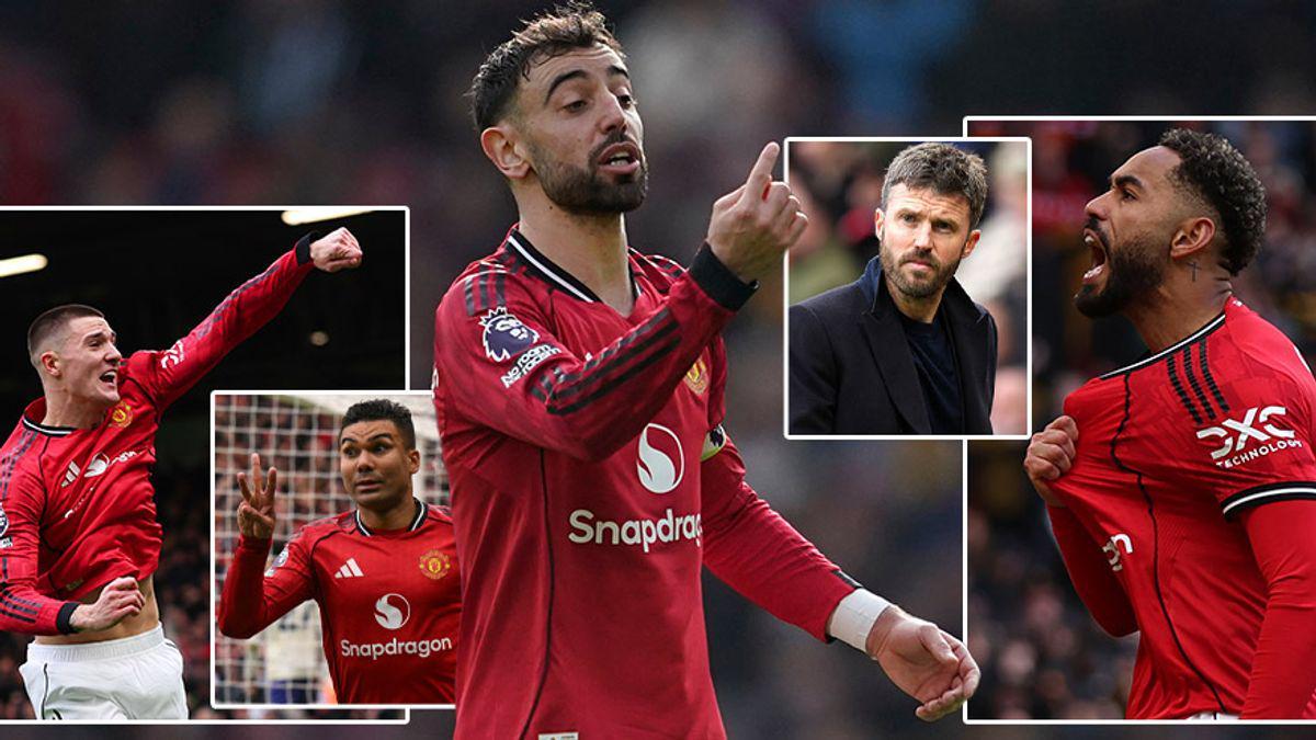 开云体育官网-B费破纪录+卡塞米罗破门！曼联3-1胜维拉稳居前三，欧冠资格稳了